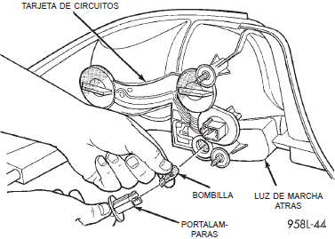 Bombilla de marcha atras dodge stratus