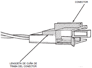 Cuña de traba del conector chrysler dodge stratus