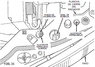 Tornillos de los faros dodge stratus